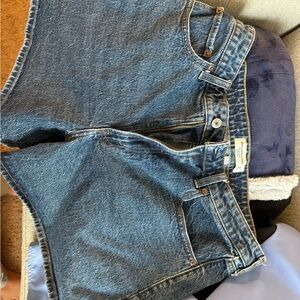Abercrombie & Fitch “The Dad Short” High Rise Curve Love Denim Shorts
